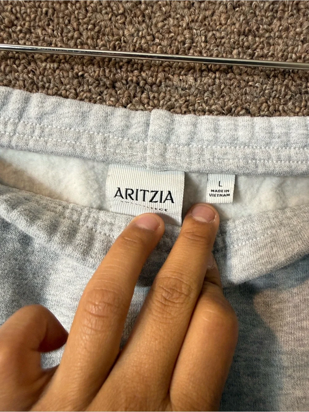 Aritzia Cozy Sweatfleece Perfect Hi-Rise Mini Short $48 Retail